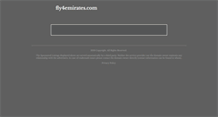 Desktop Screenshot of fly4emirates.com
